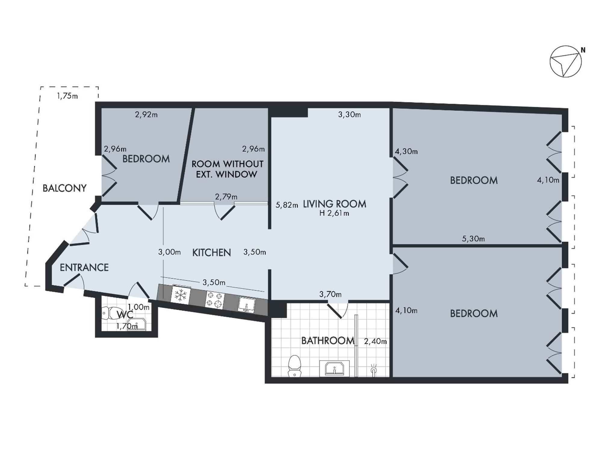 Sanders Leaves - Chic Three-bedroom In Downtown Apartamento *